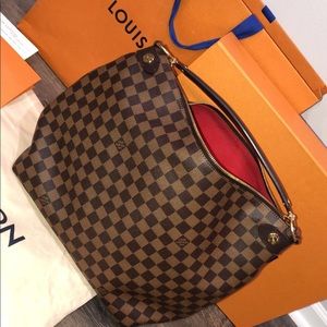 Louis Vuitton hobo Damier handbag